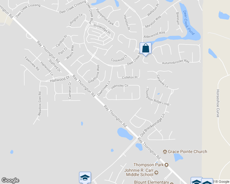 map of restaurants, bars, coffee shops, grocery stores, and more near 9400 Kettlewell Court in Montgomery