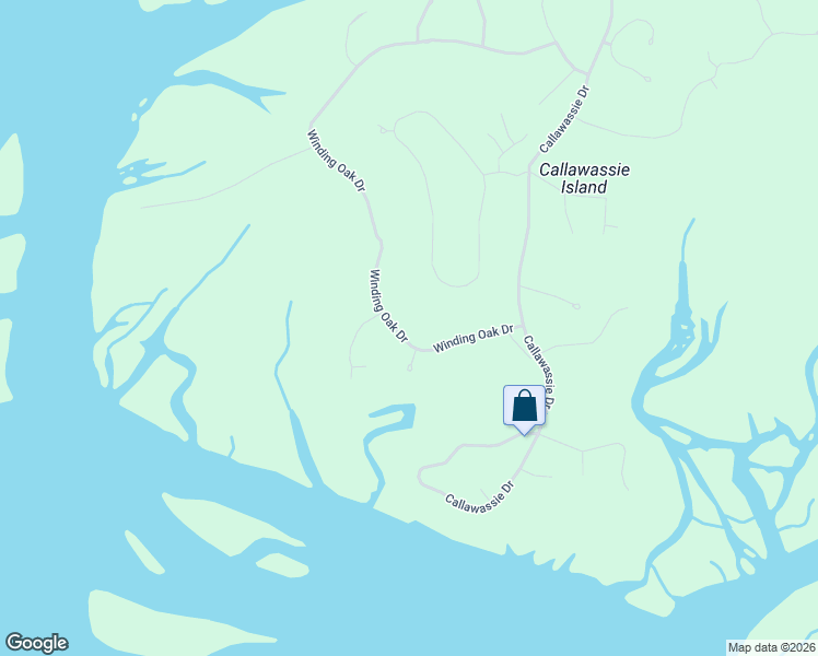 map of restaurants, bars, coffee shops, grocery stores, and more near 105 Winding Oak Drive in Okatie