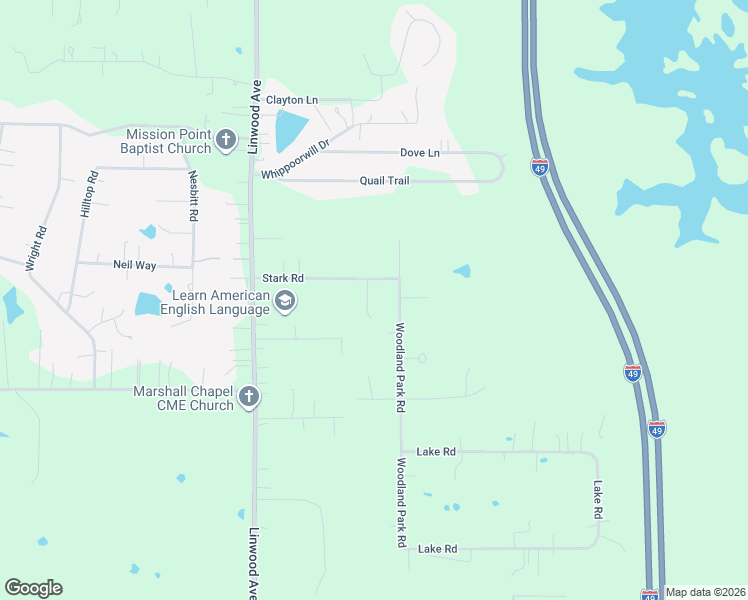 map of restaurants, bars, coffee shops, grocery stores, and more near 158 Stark Road in Stonewall
