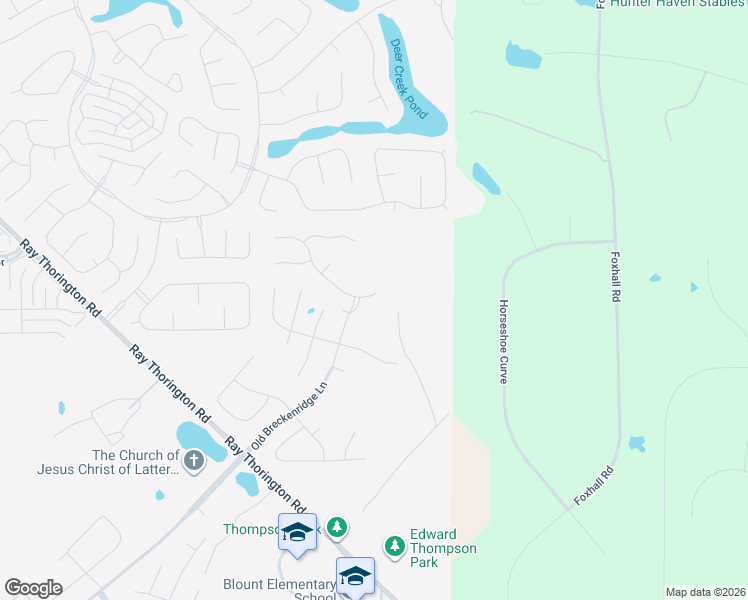 map of restaurants, bars, coffee shops, grocery stores, and more near 9006 Caraway Lane in Montgomery