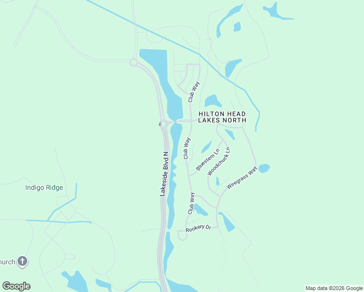 map of restaurants, bars, coffee shops, grocery stores, and more near 939 Club Way in Hardeeville