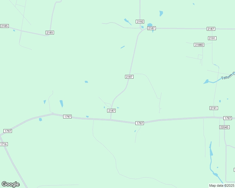 map of restaurants, bars, coffee shops, grocery stores, and more near 17103 County Road 2187 in Tatum