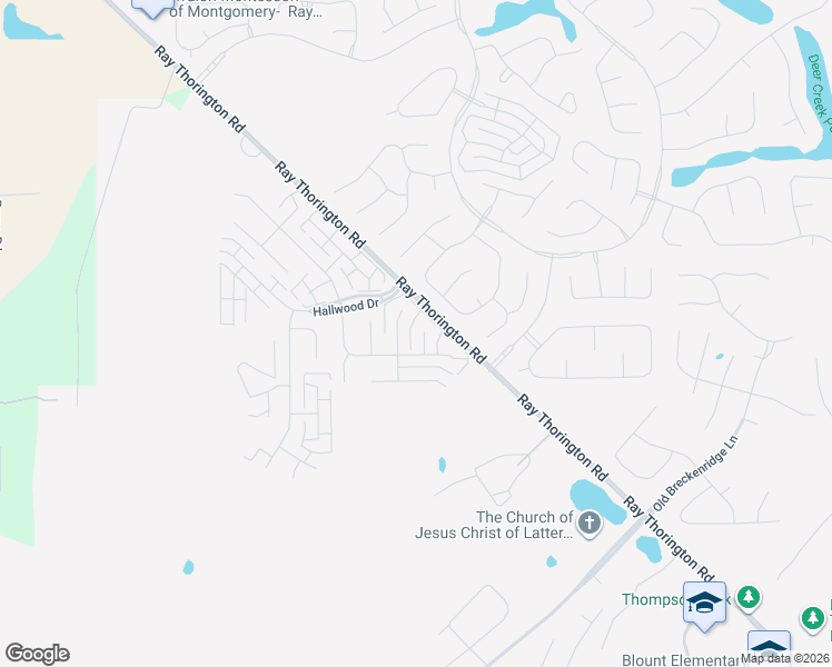 map of restaurants, bars, coffee shops, grocery stores, and more near 1312 Centerfield Court in Montgomery