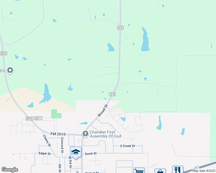map of restaurants, bars, coffee shops, grocery stores, and more near 127 Cedar Lane in Chandler