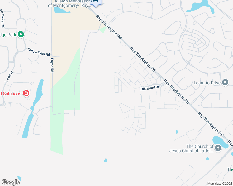 map of restaurants, bars, coffee shops, grocery stores, and more near 1272 Westfield Lane in Montgomery