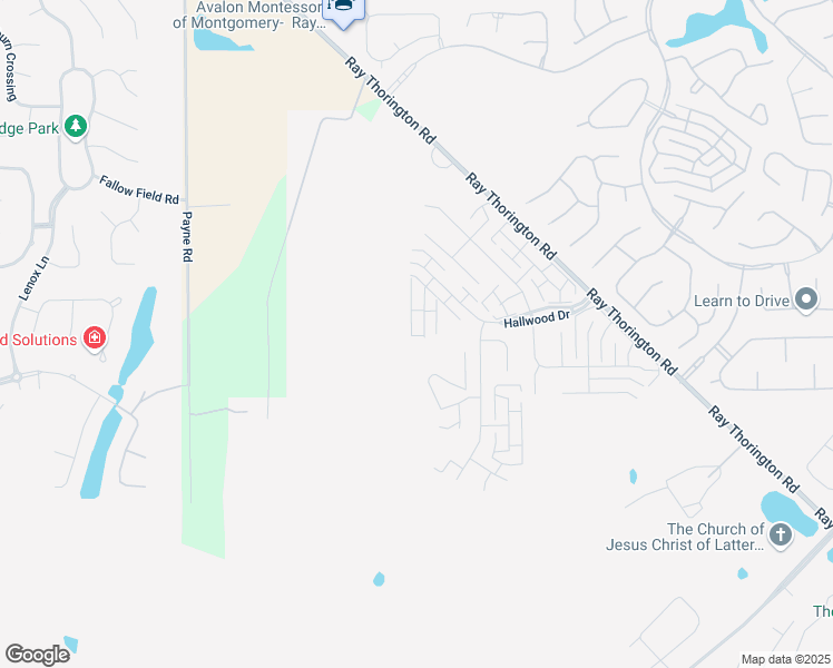 map of restaurants, bars, coffee shops, grocery stores, and more near 1272 Westfield Ln in Montgomery
