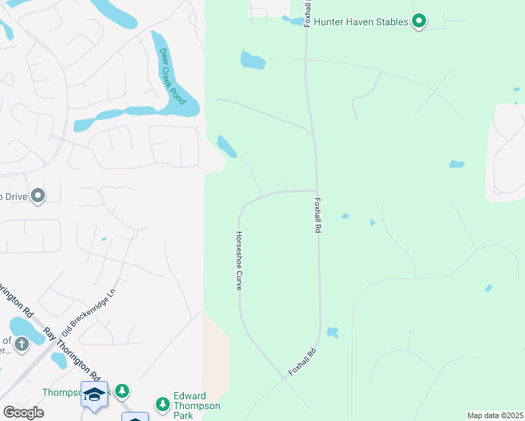 map of restaurants, bars, coffee shops, grocery stores, and more near 631 Horseshoe Curve in Pike Road
