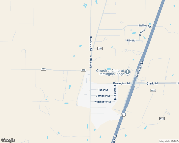 map of restaurants, bars, coffee shops, grocery stores, and more near 101 County Road 337 in Tuscola