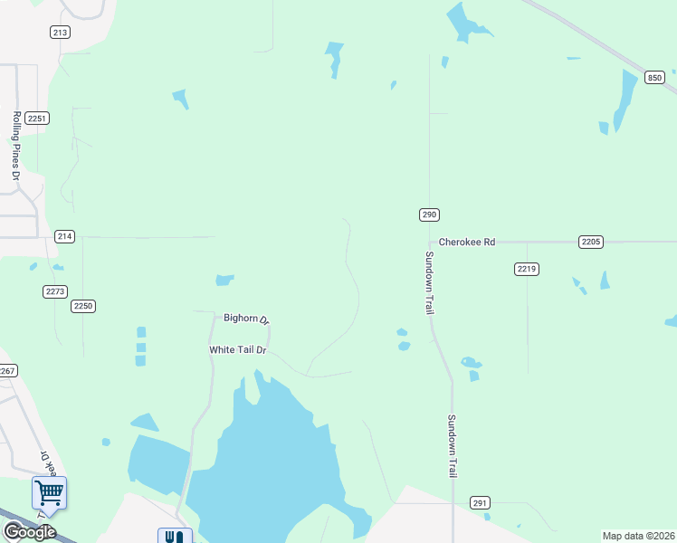 map of restaurants, bars, coffee shops, grocery stores, and more near 10904 Deer Creek Drive in Tyler