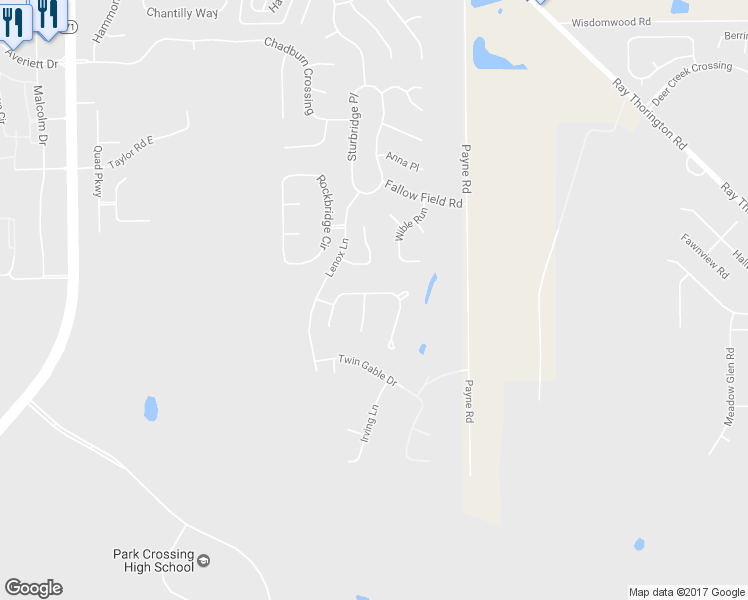 map of restaurants, bars, coffee shops, grocery stores, and more near 8600 Vintage Way in Montgomery