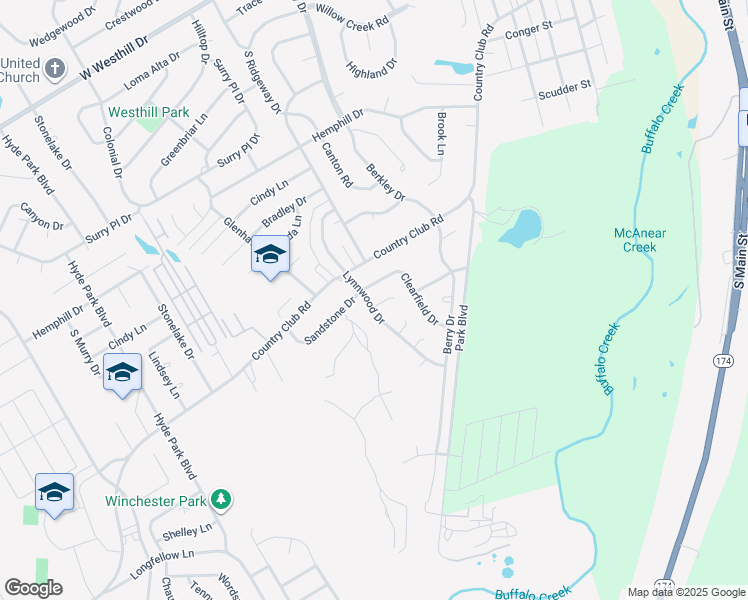 map of restaurants, bars, coffee shops, grocery stores, and more near 1112 Lynnwood Court in Cleburne