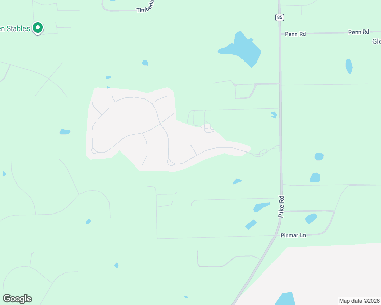 map of restaurants, bars, coffee shops, grocery stores, and more near Bon Terre Road in Pike Road