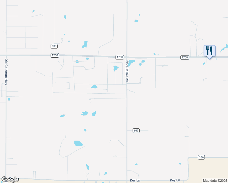 map of restaurants, bars, coffee shops, grocery stores, and more near 1357 Farm to Market Road 1750 in Abilene