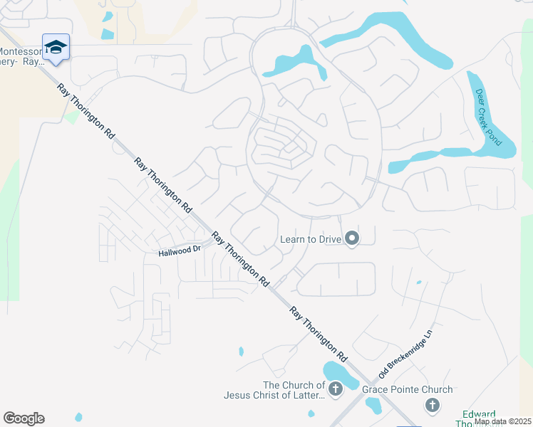 map of restaurants, bars, coffee shops, grocery stores, and more near 9685 Greythorne Way in Montgomery