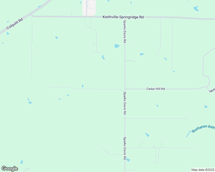 map of restaurants, bars, coffee shops, grocery stores, and more near 2070 Cedar Hill Road in Keithville