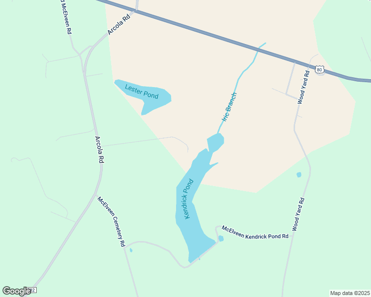 map of restaurants, bars, coffee shops, grocery stores, and more near 100 Field Road in Brooklet