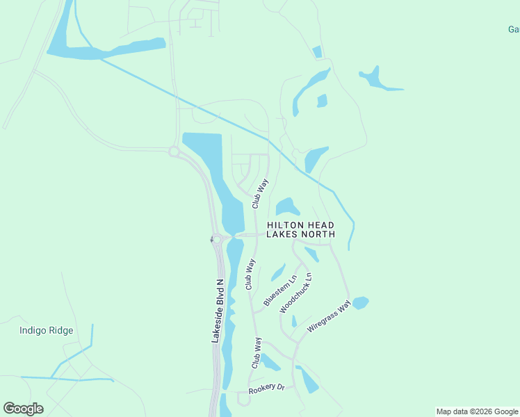 map of restaurants, bars, coffee shops, grocery stores, and more near 1866 Club Way in Hardeeville