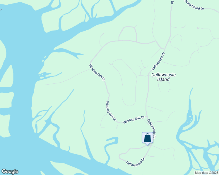 map of restaurants, bars, coffee shops, grocery stores, and more near 79 Winding Oak Drive in Okatie