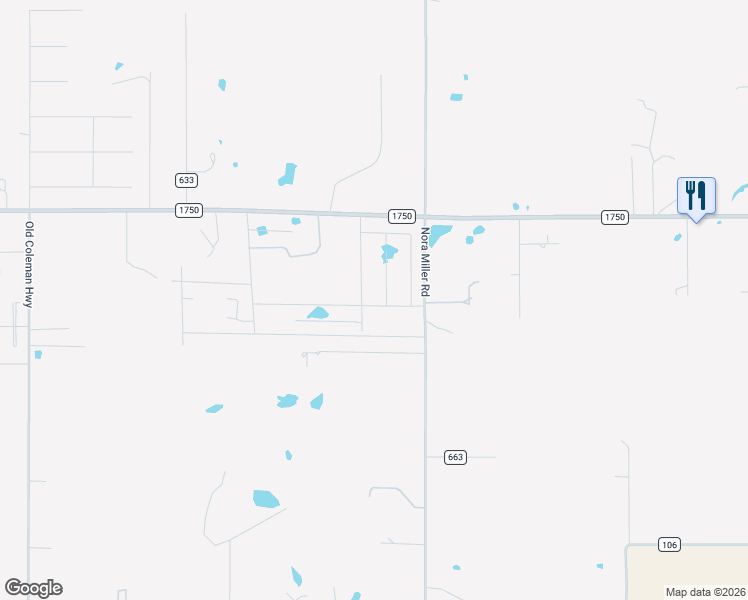 map of restaurants, bars, coffee shops, grocery stores, and more near 1357 Farm to Market Road 1750 in Abilene