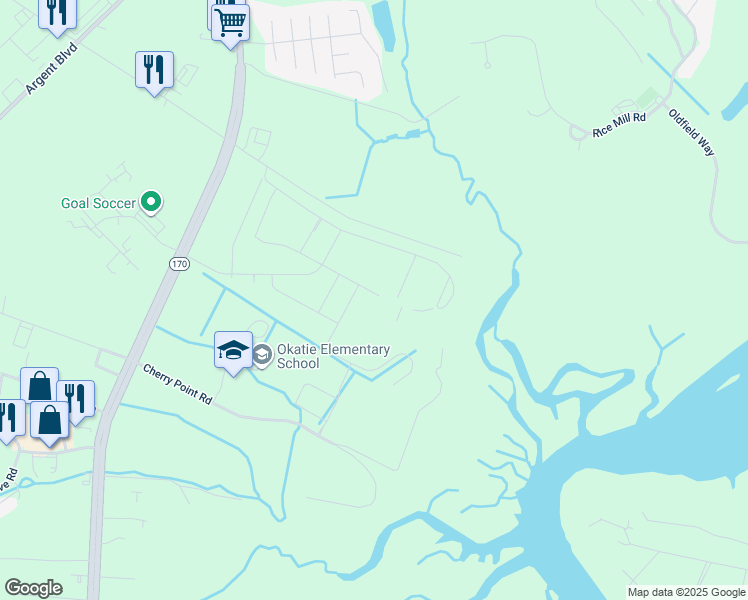 map of restaurants, bars, coffee shops, grocery stores, and more near in Hardeeville