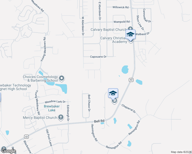 map of restaurants, bars, coffee shops, grocery stores, and more near 2517 McGraw Court in Montgomery