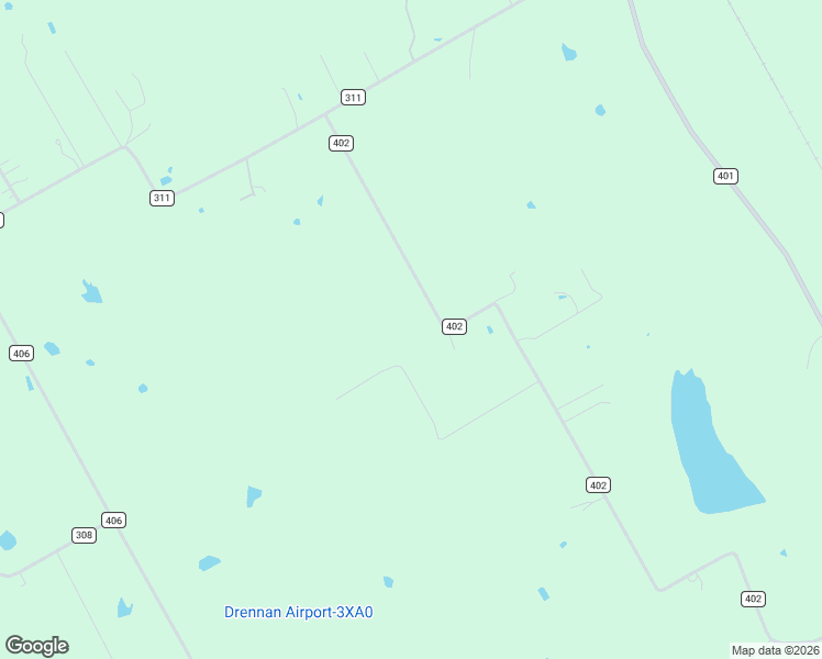 map of restaurants, bars, coffee shops, grocery stores, and more near 5440 County Road 402 in Grandview