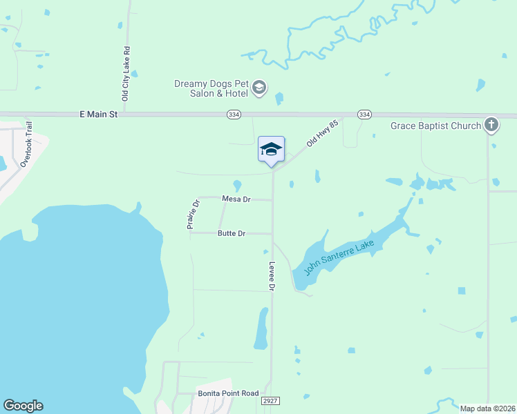 map of restaurants, bars, coffee shops, grocery stores, and more near 106 Mesa Drive in Mabank