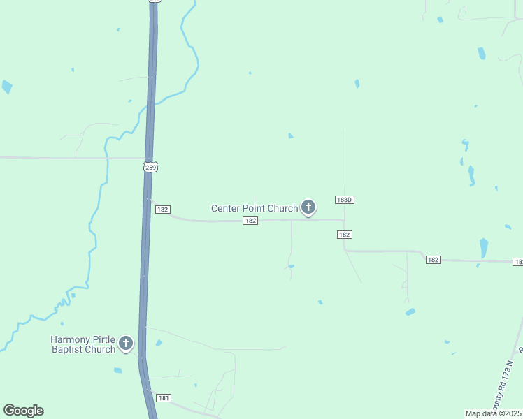 map of restaurants, bars, coffee shops, grocery stores, and more near 12778 County Road 184D in Overton