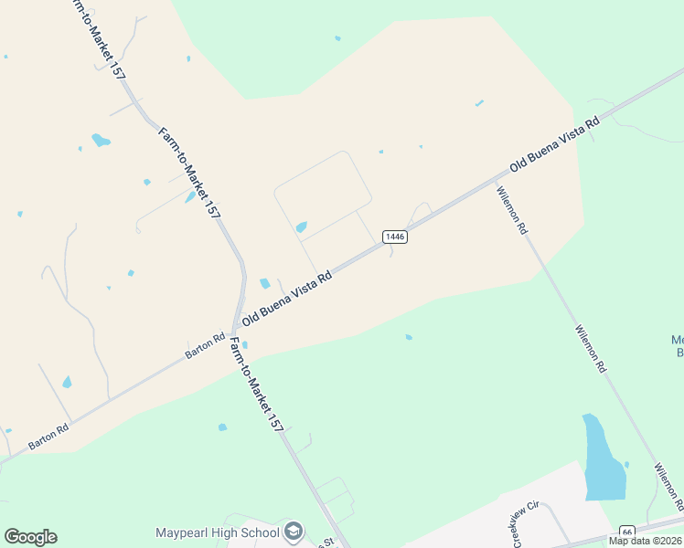 map of restaurants, bars, coffee shops, grocery stores, and more near 6481 Old Buena Vista Road in Waxahachie