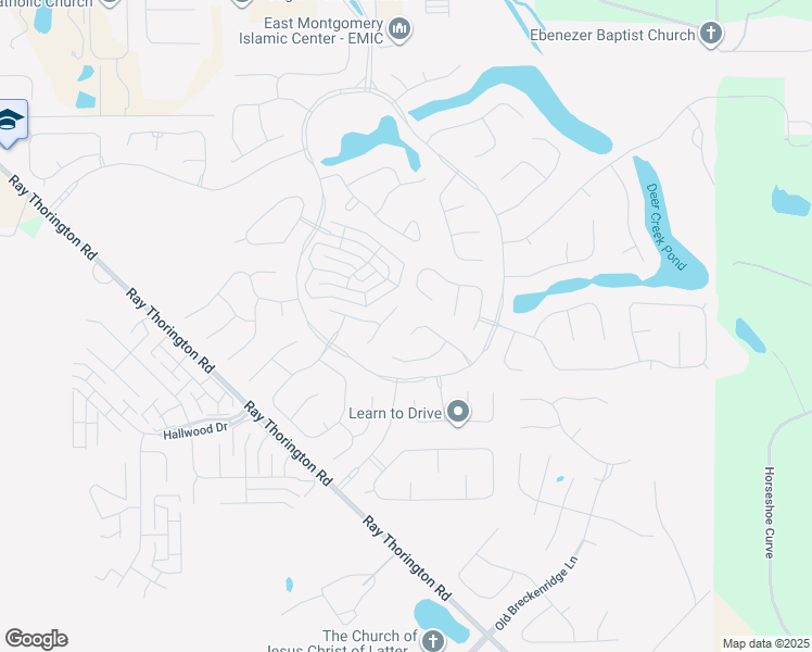 map of restaurants, bars, coffee shops, grocery stores, and more near 8907 Abingdon Place in Montgomery