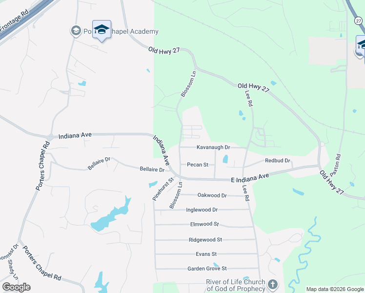 map of restaurants, bars, coffee shops, grocery stores, and more near 504 Kavanaugh Drive in Vicksburg