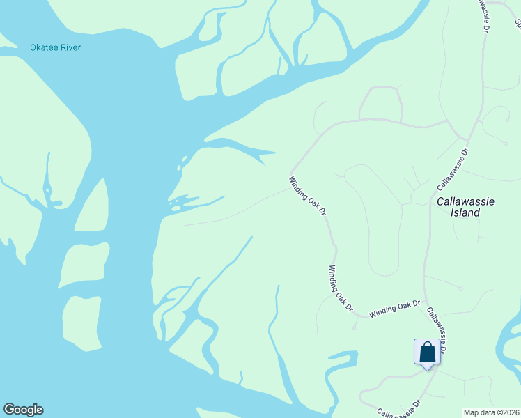 map of restaurants, bars, coffee shops, grocery stores, and more near 9 Tabby Point Lane in Okatie