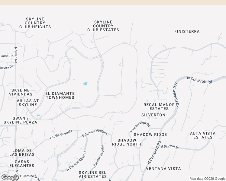 map of restaurants, bars, coffee shops, grocery stores, and more near 6631 North Los Leones Drive in Tucson
