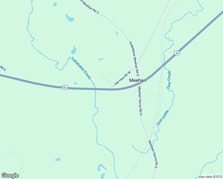 map of restaurants, bars, coffee shops, grocery stores, and more near 12271 U.S. 80 in Meridian