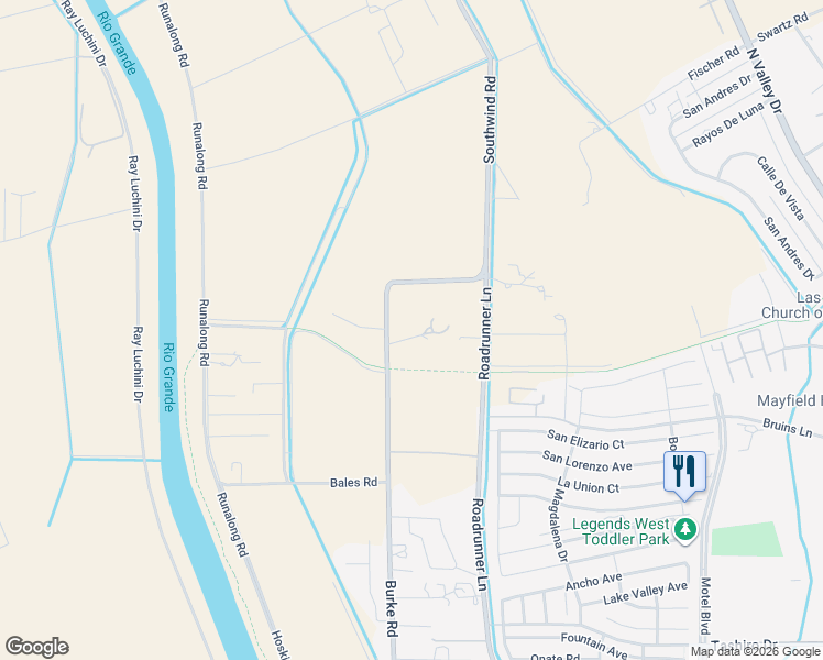 map of restaurants, bars, coffee shops, grocery stores, and more near 2250 Campesino Court in Las Cruces