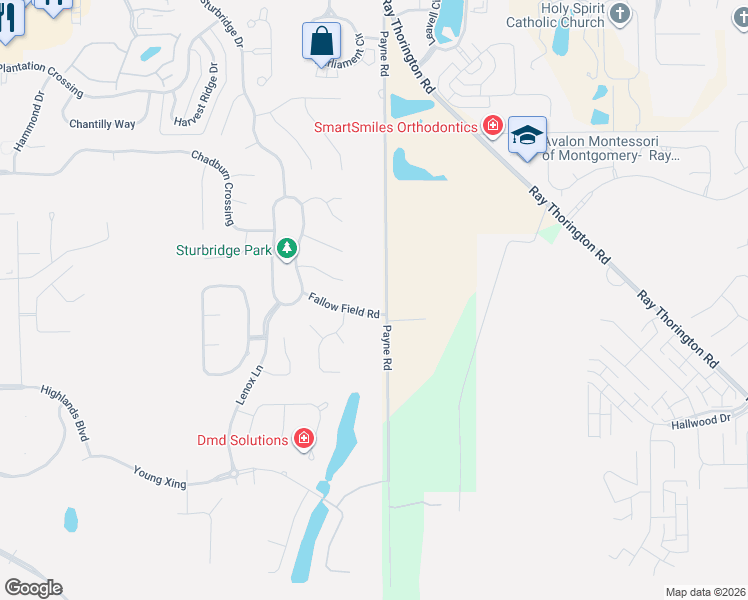 map of restaurants, bars, coffee shops, grocery stores, and more near 112 Payne Road in Montgomery