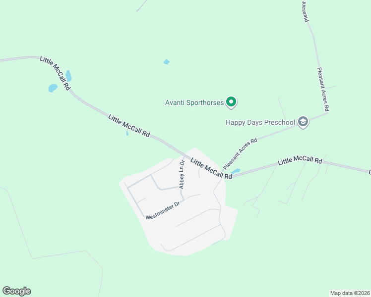 map of restaurants, bars, coffee shops, grocery stores, and more near 569 Little McCall Road in Guyton