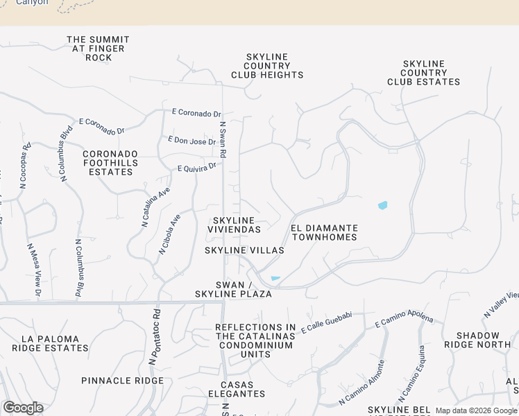 map of restaurants, bars, coffee shops, grocery stores, and more near 4757 East Cherry Hills Drive in Tucson
