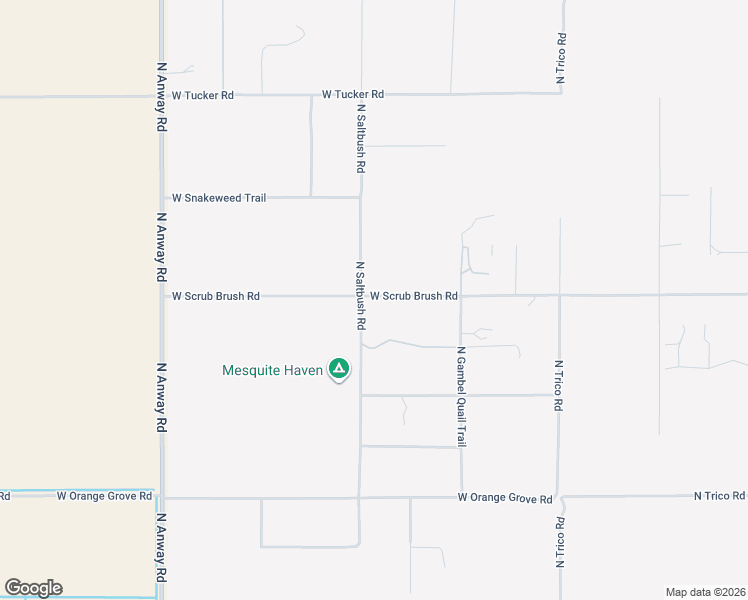 map of restaurants, bars, coffee shops, grocery stores, and more near 16100 West Scrub Brush Road in Marana
