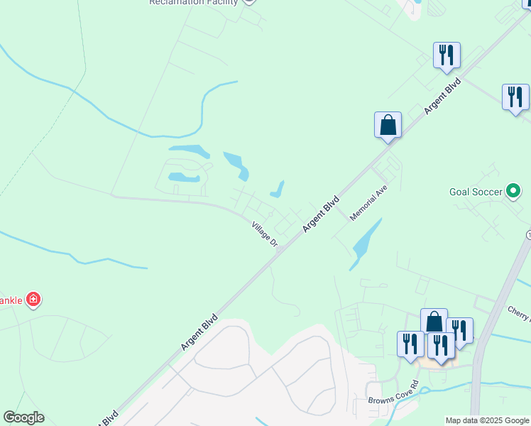 map of restaurants, bars, coffee shops, grocery stores, and more near 46 Seagrass Lane in Ridgeland