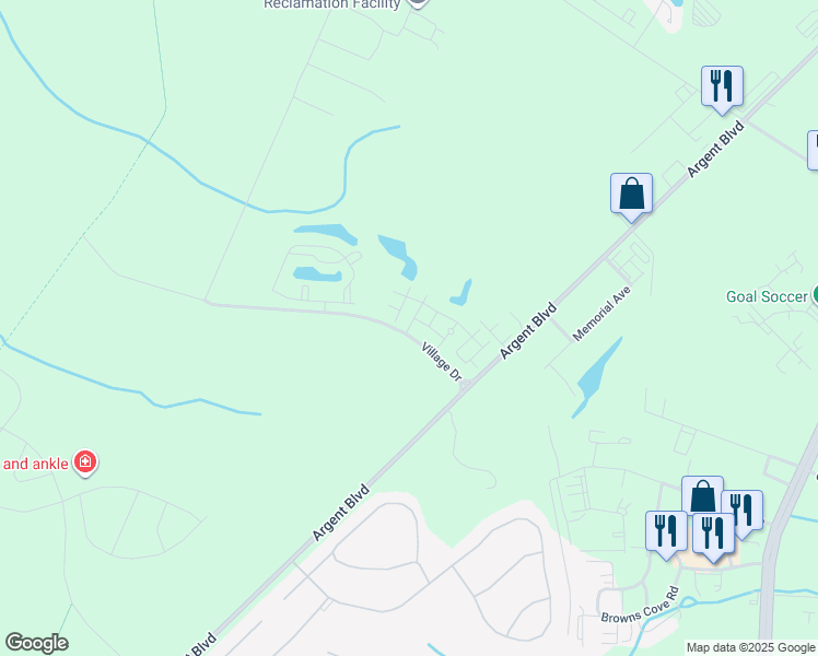 map of restaurants, bars, coffee shops, grocery stores, and more near 46 Seagrass Lane in Ridgeland