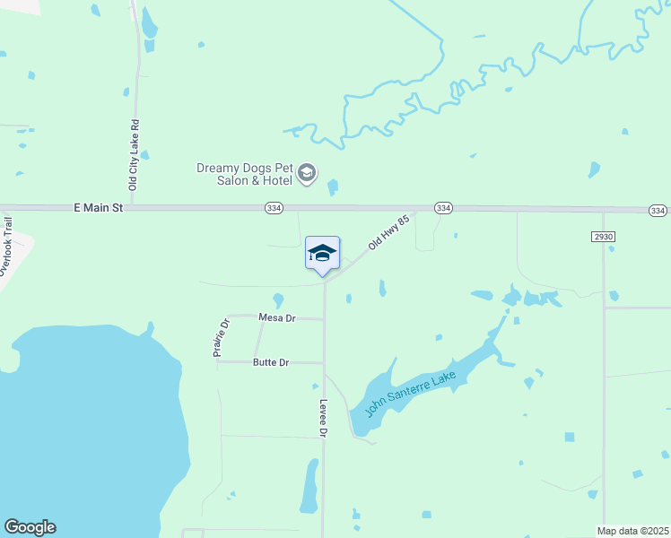 map of restaurants, bars, coffee shops, grocery stores, and more near 241 County Road 2927 in Mabank