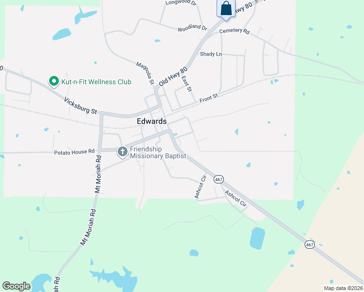 map of restaurants, bars, coffee shops, grocery stores, and more near 104 Withers St in Edwards