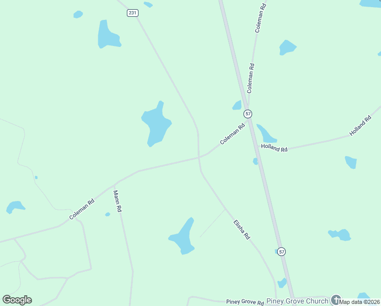 map of restaurants, bars, coffee shops, grocery stores, and more near 15793 Coleman Road in Cobbtown