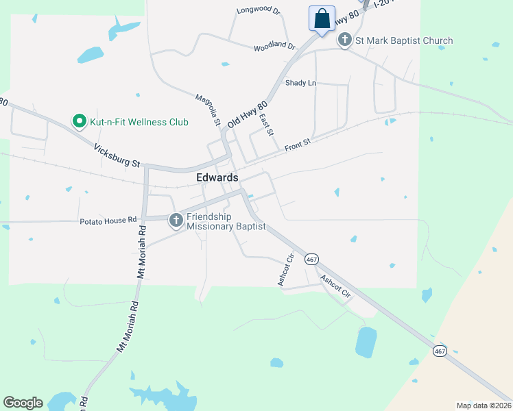 map of restaurants, bars, coffee shops, grocery stores, and more near 104 Withers Street in Edwards