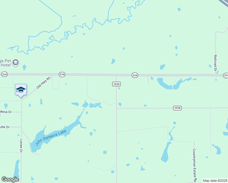 map of restaurants, bars, coffee shops, grocery stores, and more near 151 County Road 2930 in Gun Barrel City