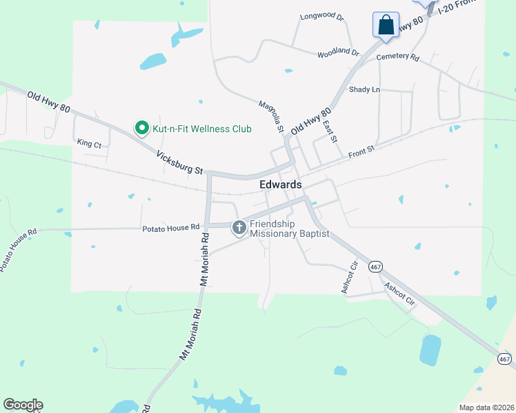 map of restaurants, bars, coffee shops, grocery stores, and more near 104 Pine Court in Edwards