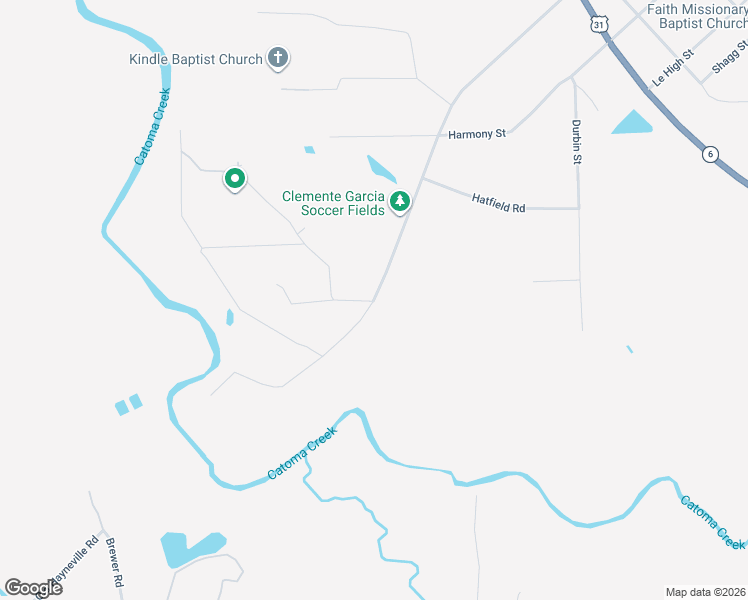 map of restaurants, bars, coffee shops, grocery stores, and more near 5699 Hayneville Road in Montgomery