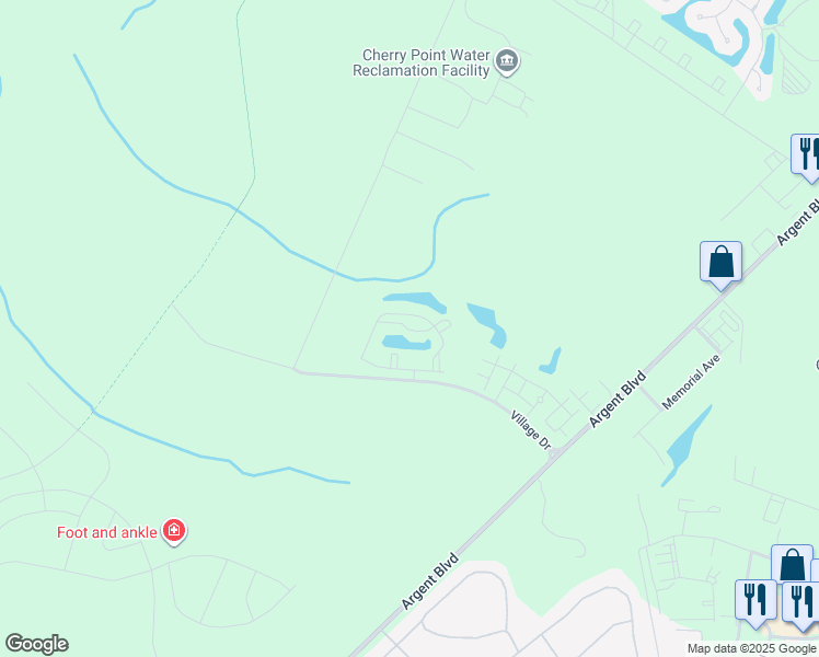 map of restaurants, bars, coffee shops, grocery stores, and more near 59 Summerlake Circle in Ridgeland