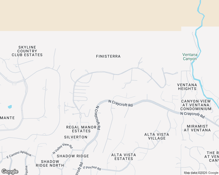map of restaurants, bars, coffee shops, grocery stores, and more near 6841 North La Place in Tucson